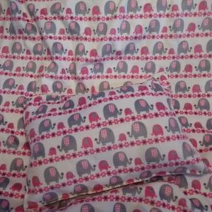 Baby blanket and pillow